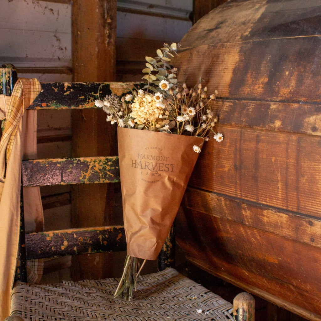 The Winter White Dried Bouquet