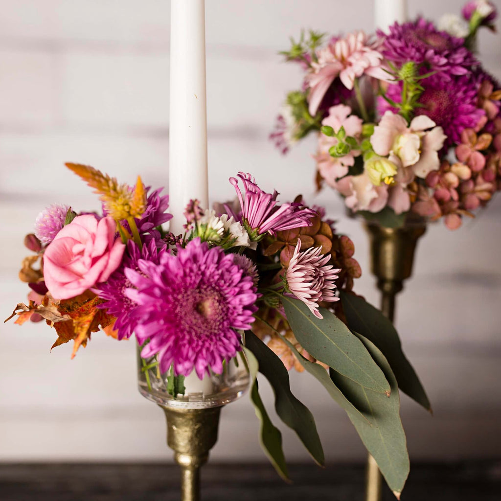Candle Ring Vase Flower Frog Sets – Harmony Harvest Farm