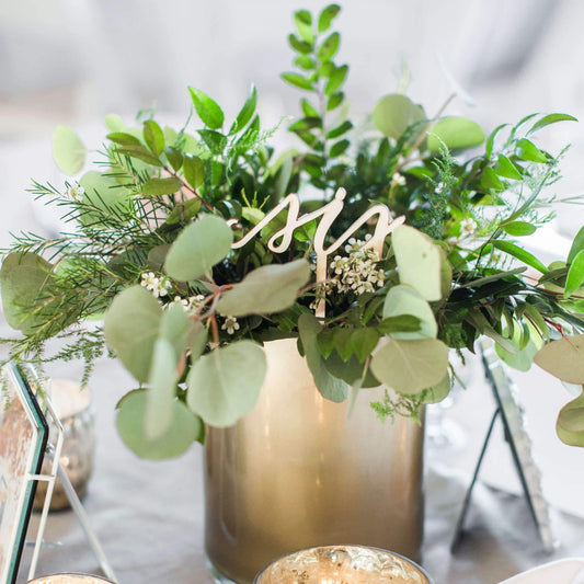 Greenery Vase Centerpieces