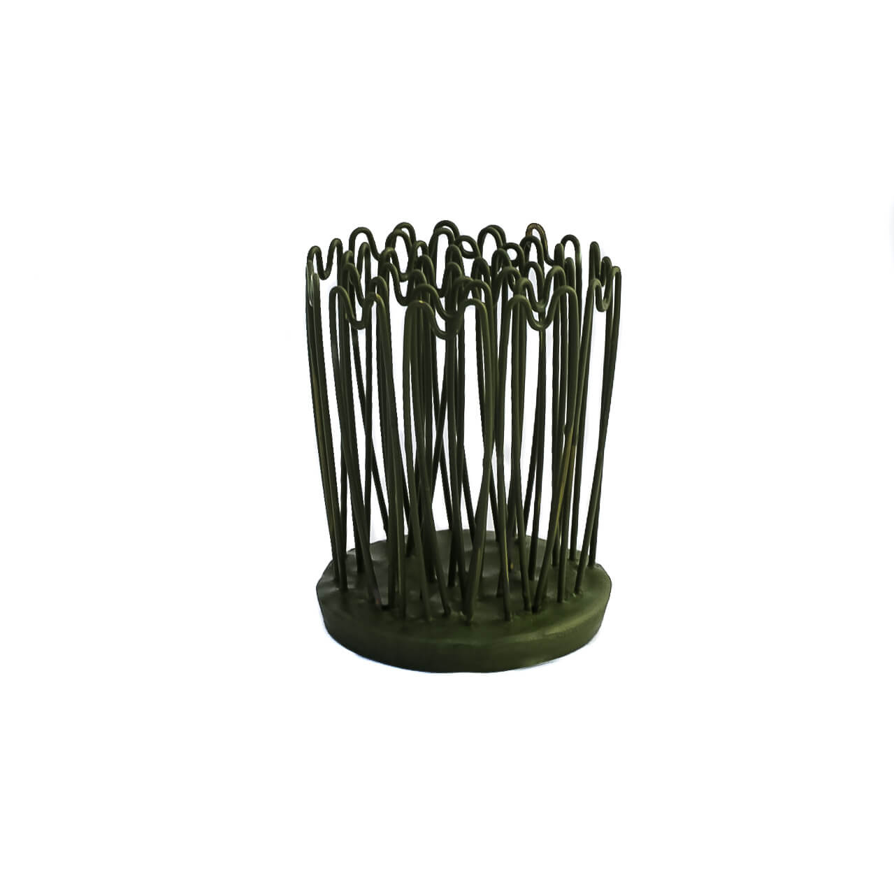 2" Round Hairpin Holder Flower Frog