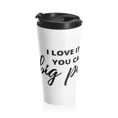 Big Poppy Stainless Steel Travel Mug