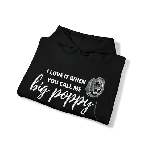 Big Poppy Hooded Sweatshirt