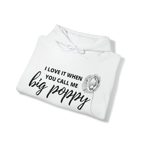 Big Poppy Hooded Sweatshirt