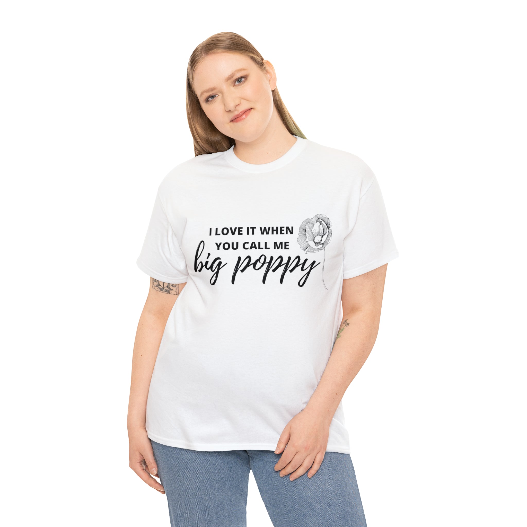Big Poppy Tee – Harmony Harvest Farm