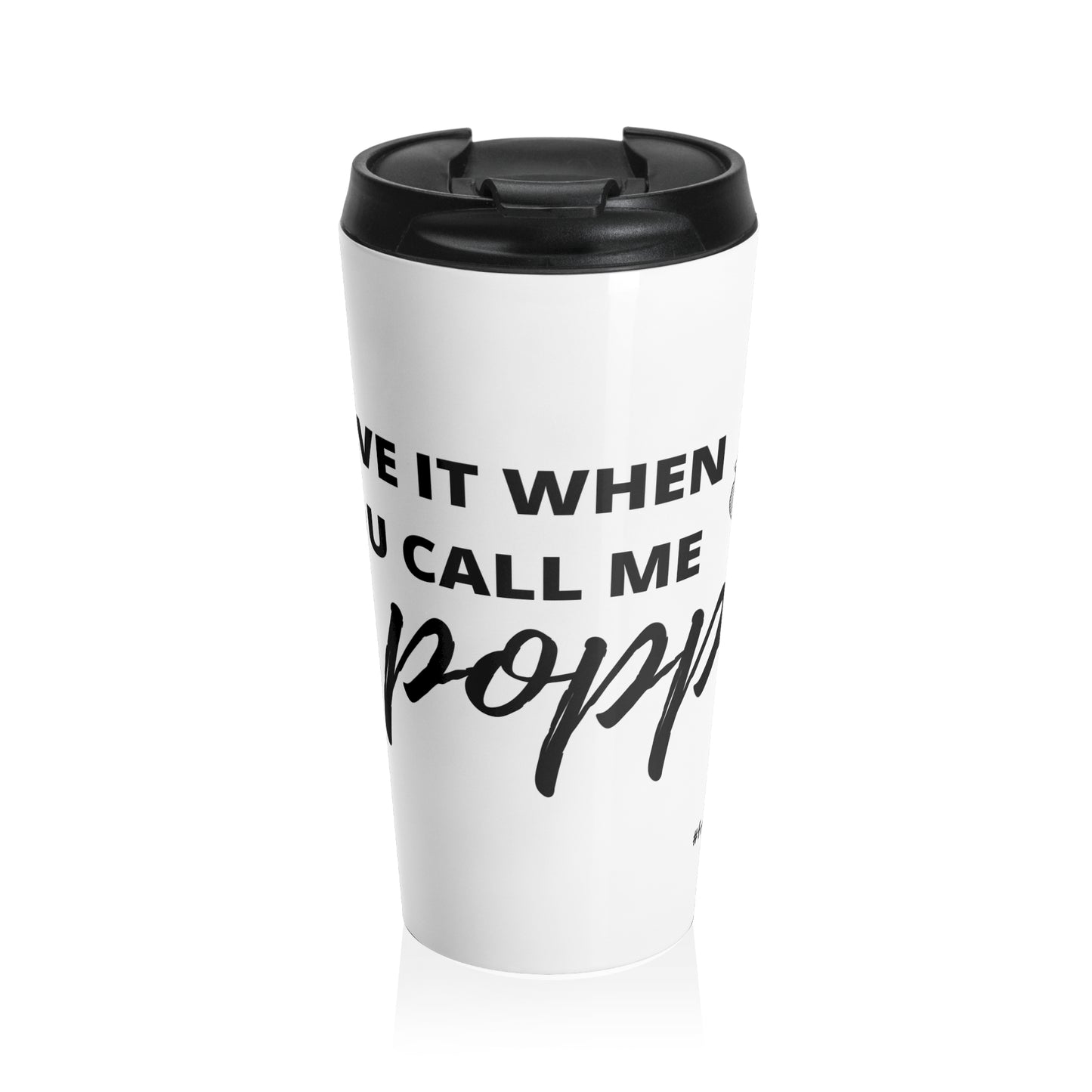 Big Poppy Stainless Steel Travel Mug