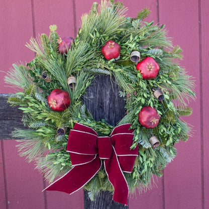 Pomegranate & Bells Wreath
