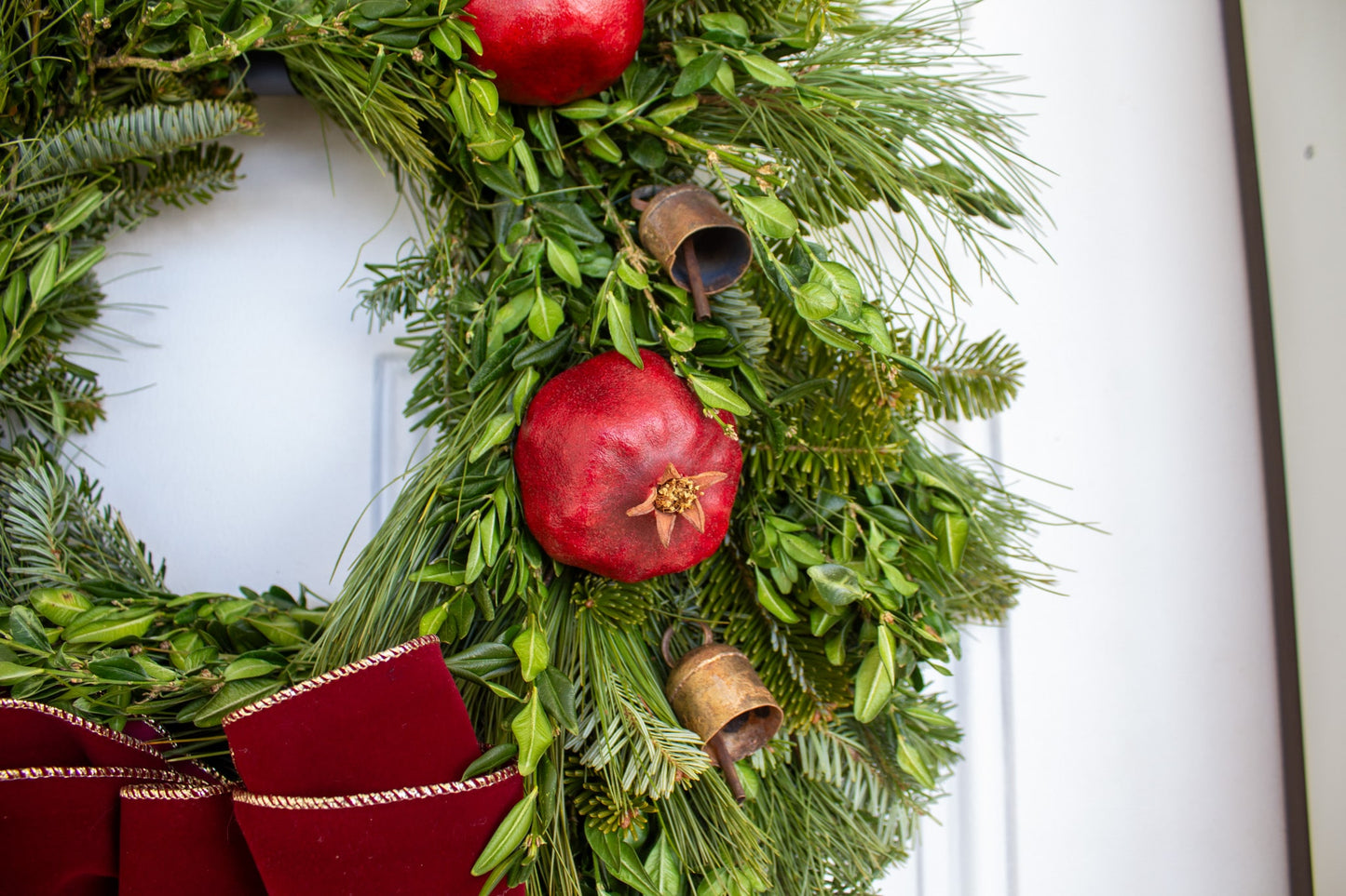 Pomegranate & Bells Wreath