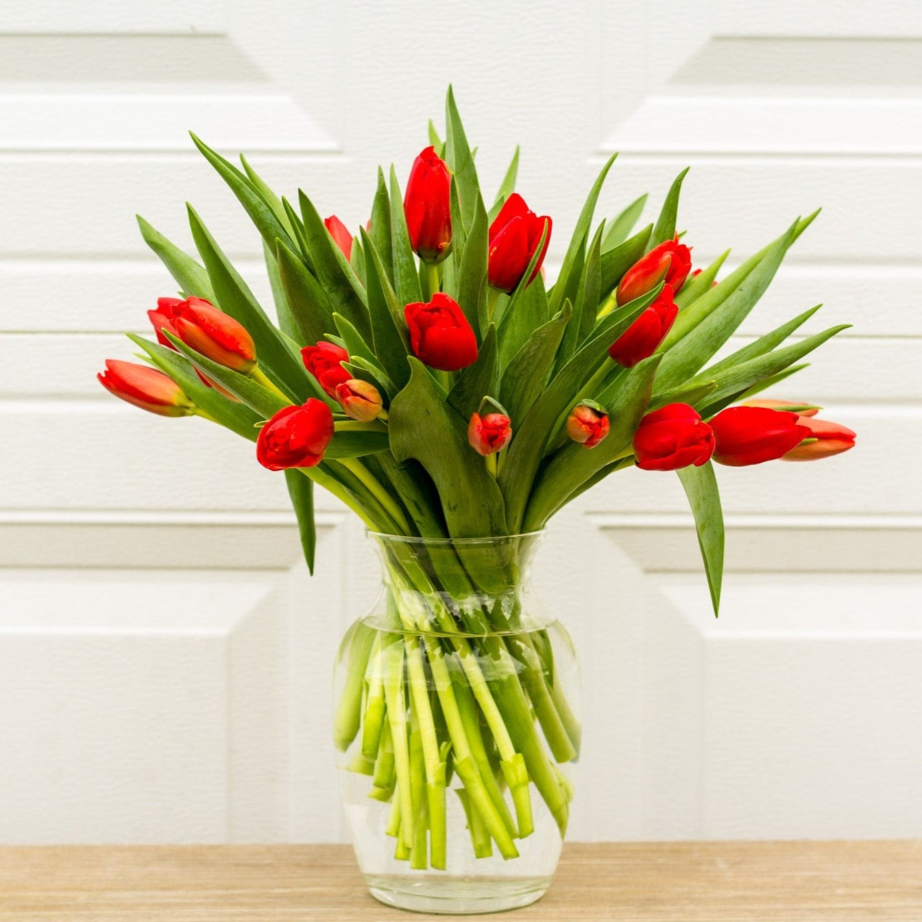 OFFICE DELIVERY: Red Classic Tulip Arrangement
