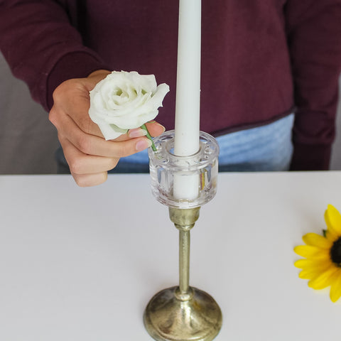 Candle Ring Vase Flower Frog Sets