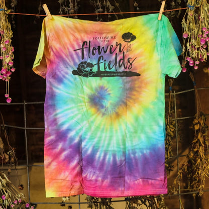 Follow Me to the Flower Fields Tee